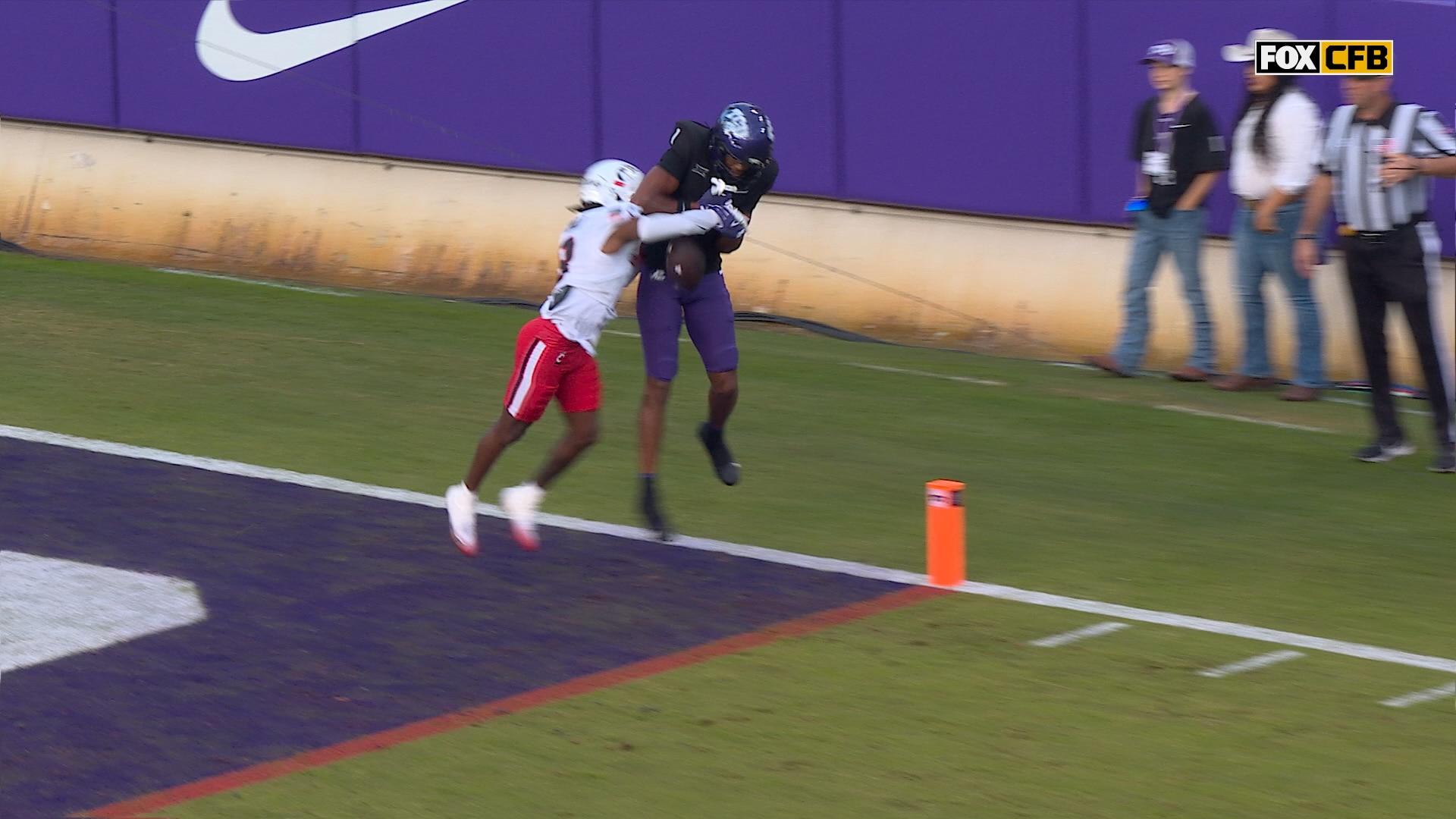 Josh Hoover connects with Eric McAlister for 17-yard TD, extending TCU’s lead over Cincinnati
