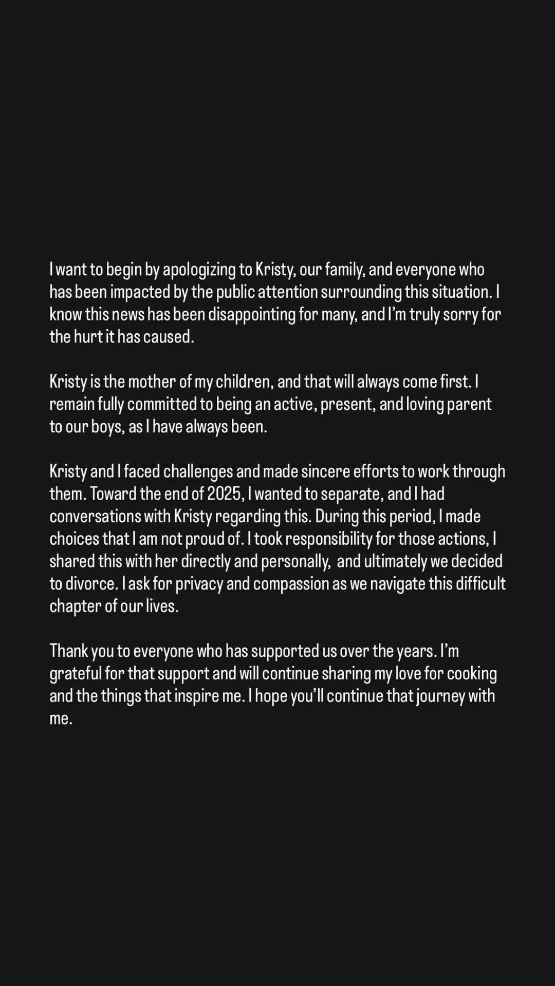 Kristy Scott's Husband Desmond Scott Breaks Silence on Her Divorce Filing