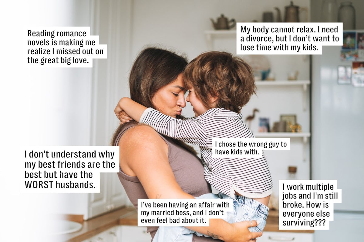 “I Chose The Wrong Guy To Have Kids With” &amp; 45 Other Mom Confessions