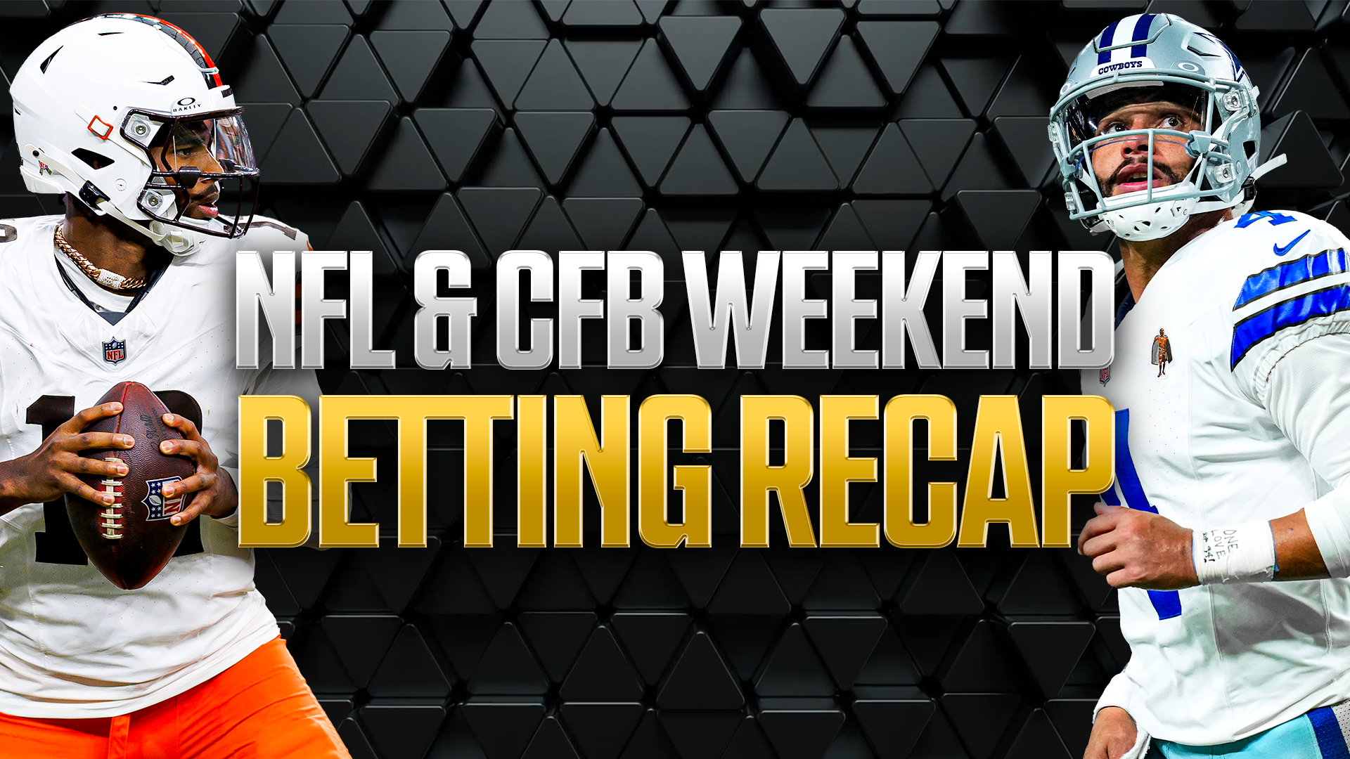 NFL, CFB Weekend Betting Recap: Browns, Cowboys Spur Losing Day for Books