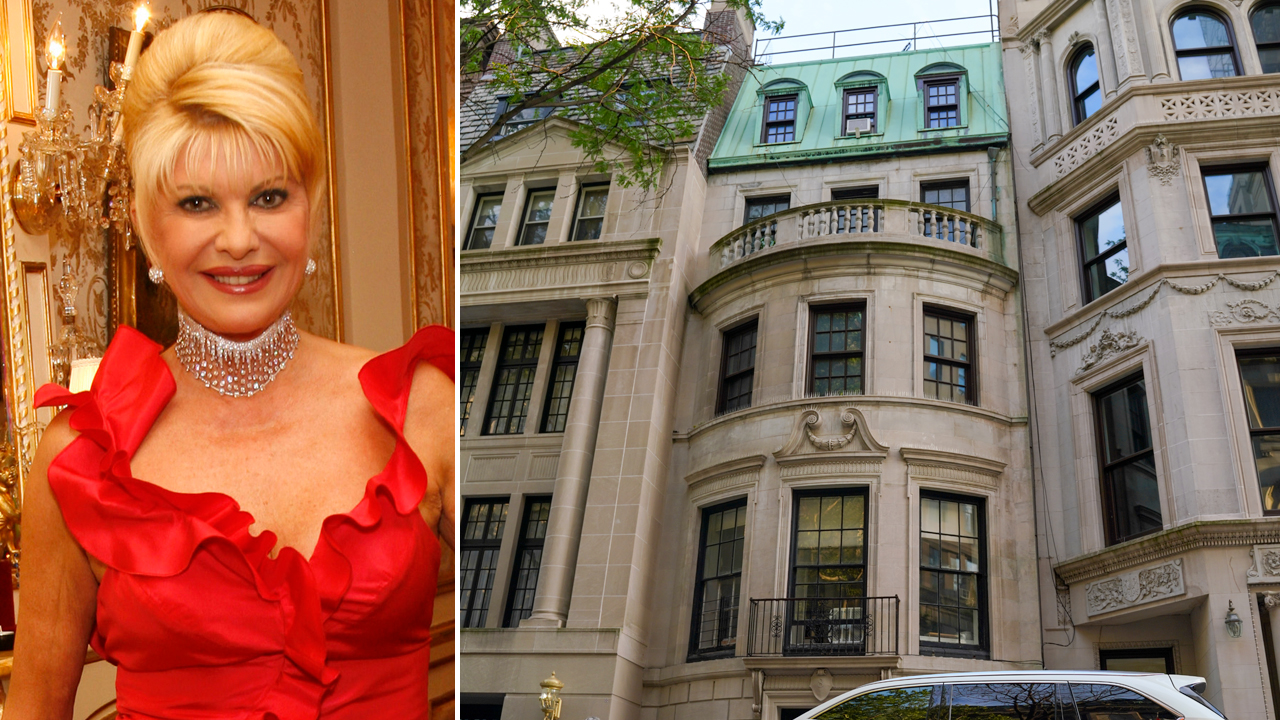 Ivana Trump’s Manhattan townhouse sells for $14M after $12.5M price cut