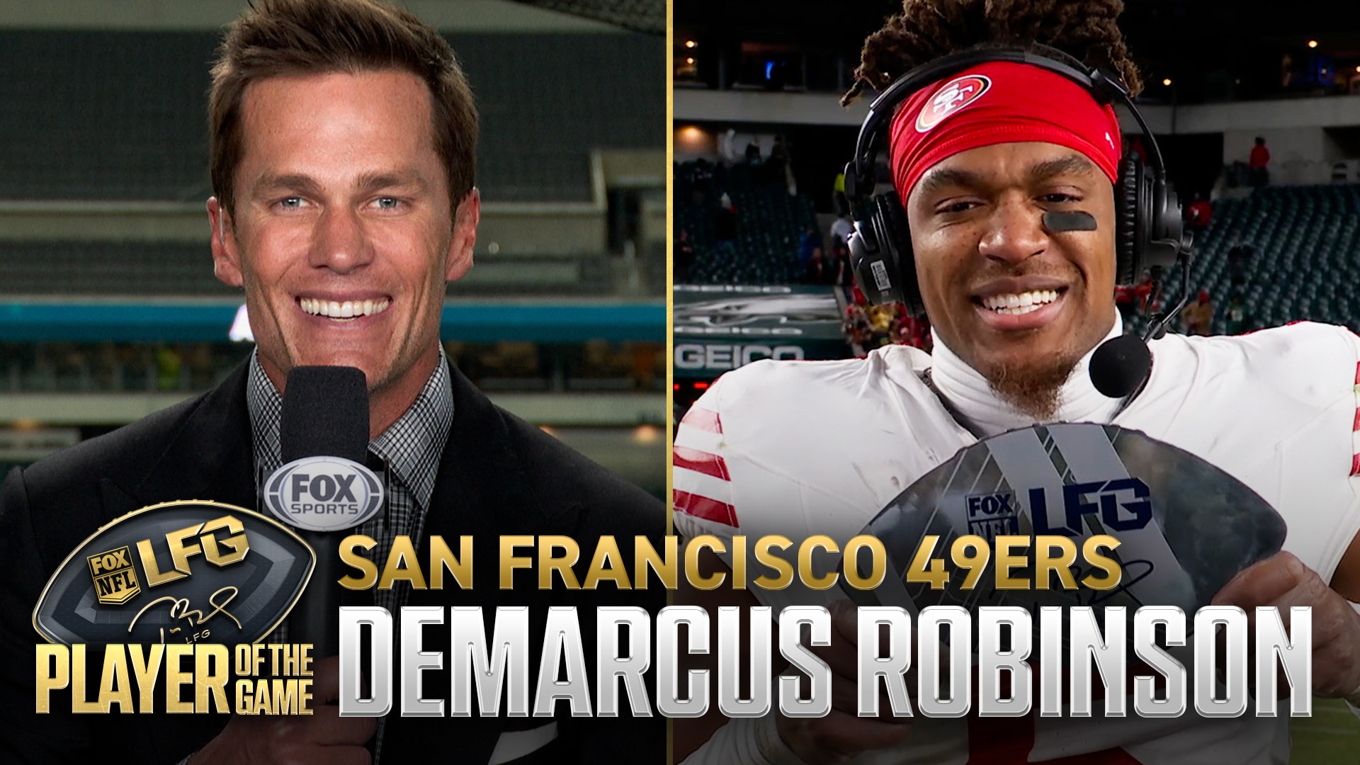 Tom Brady's LFG Player of the Game: 49ers WR Demarcus Robinson 🏆 Wild Card Round