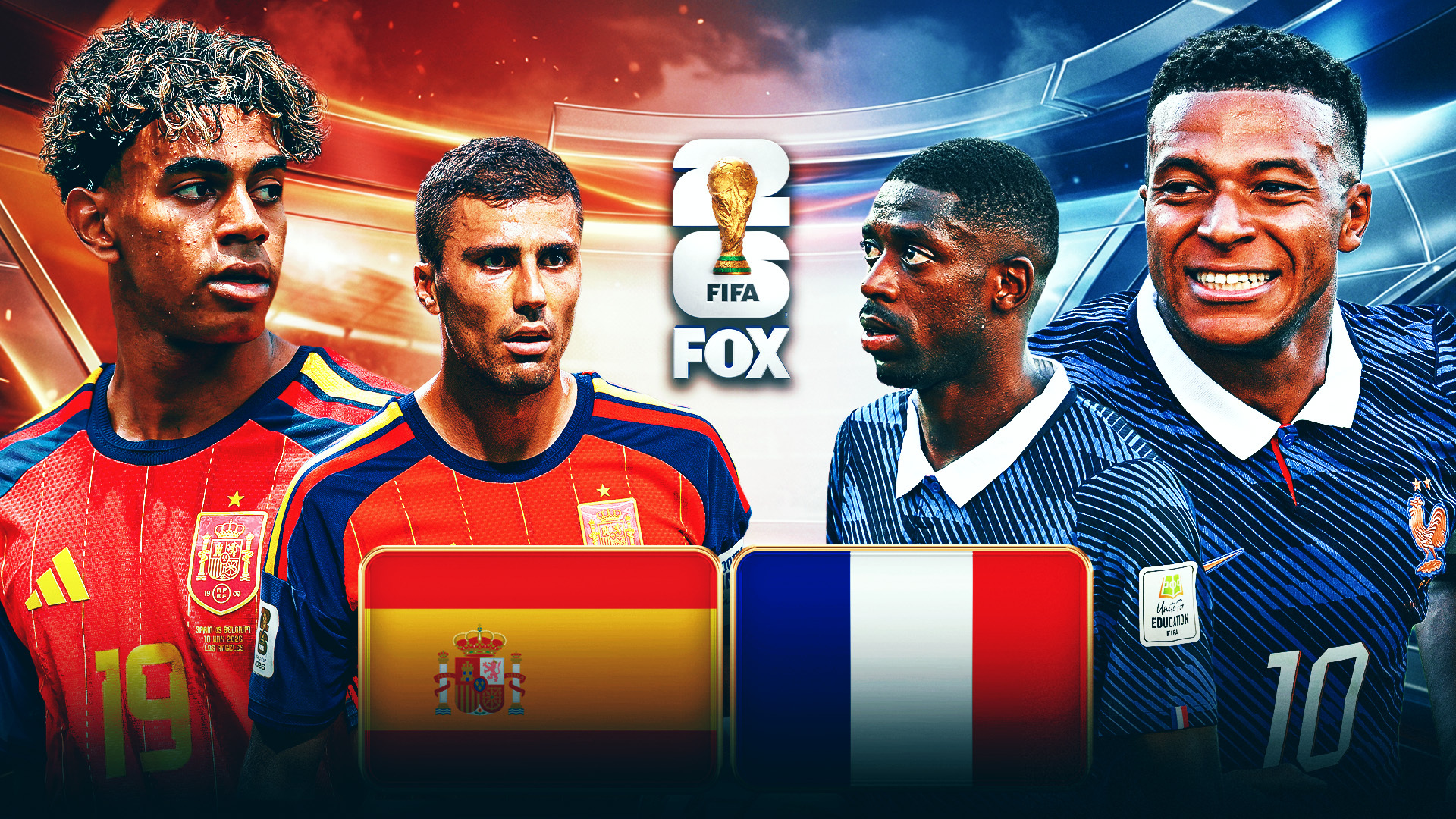 Spain vs. France Combined XI: Mbappé, Yamal Lead Star-Studded Team