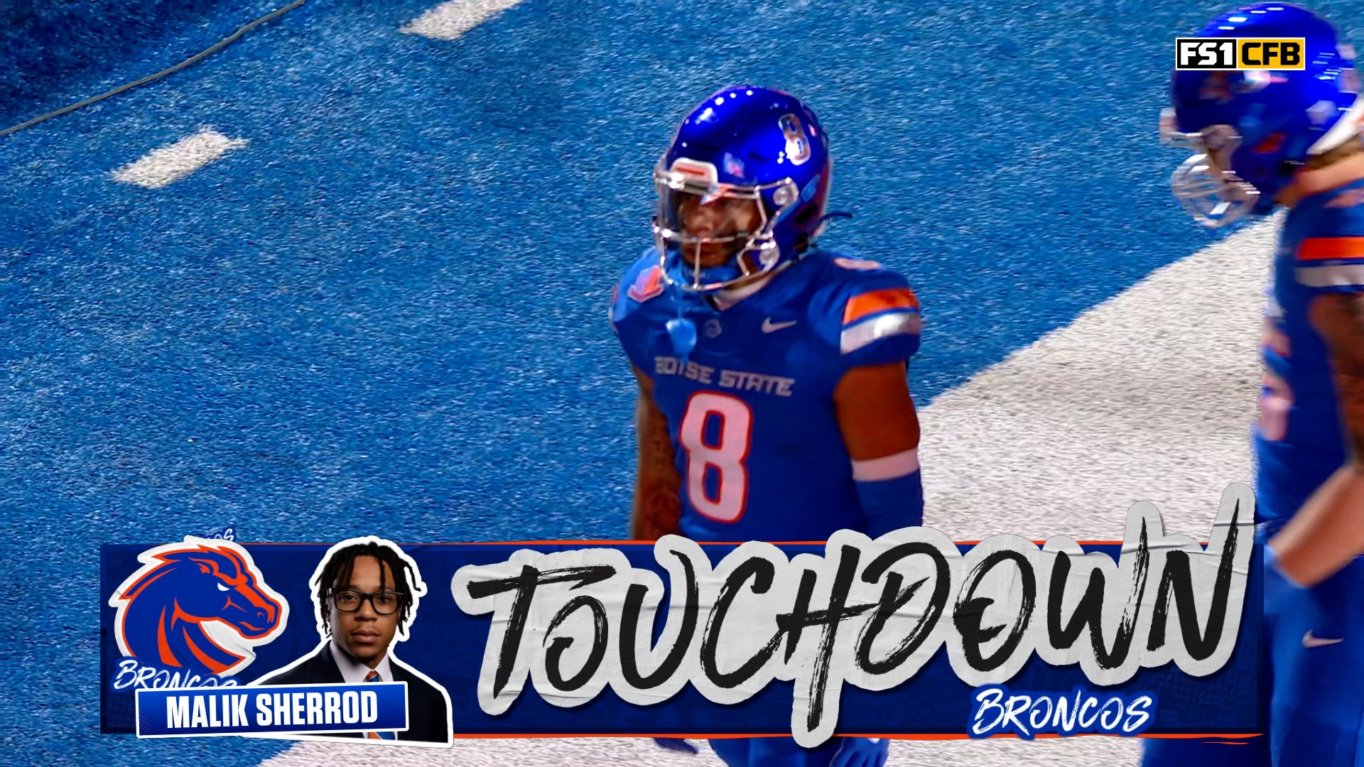 Malik Sherrod punches it in from one yard to give Boise State lead over Colorado State