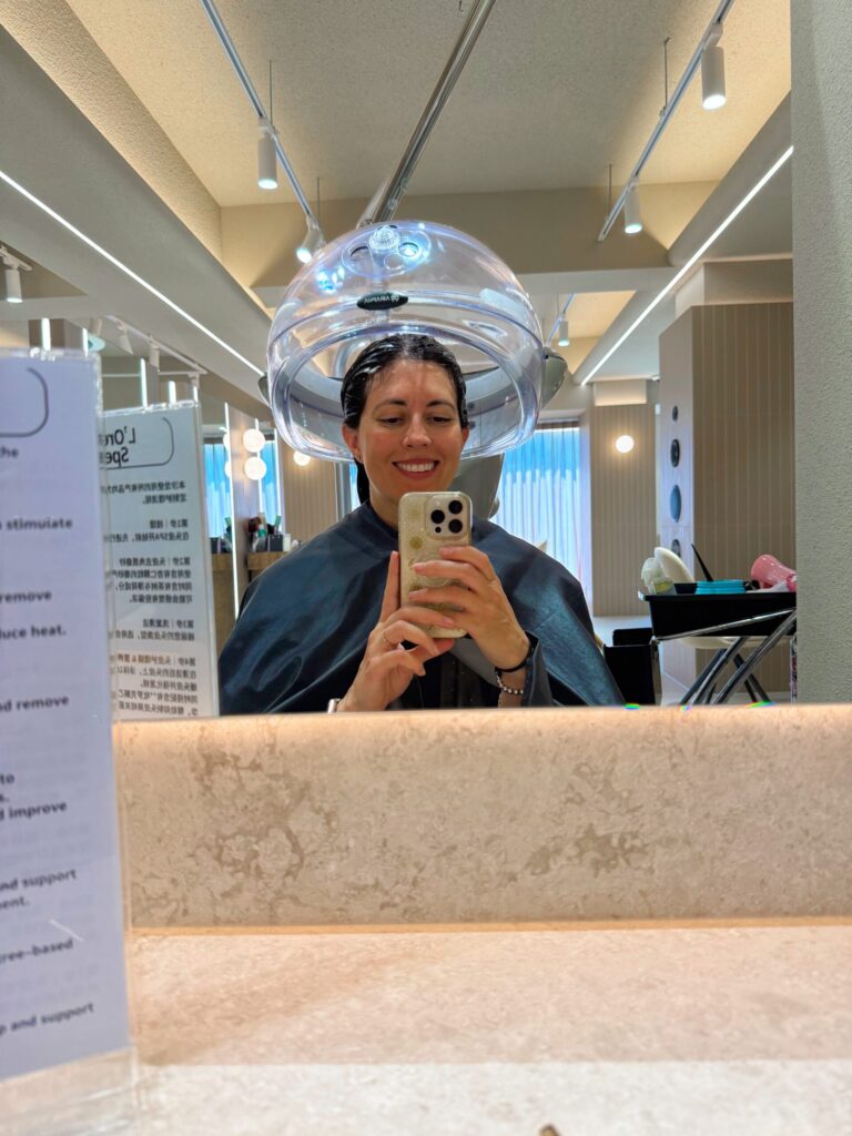 current hair routine