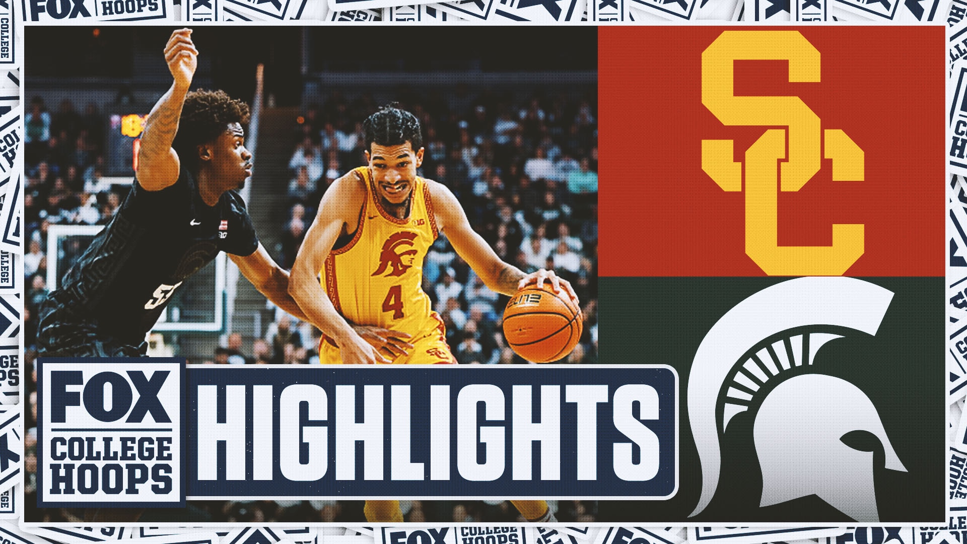 USC Trojans vs. No. 12 Michigan State Spartans Highlights 🏀 FOX College Hoops