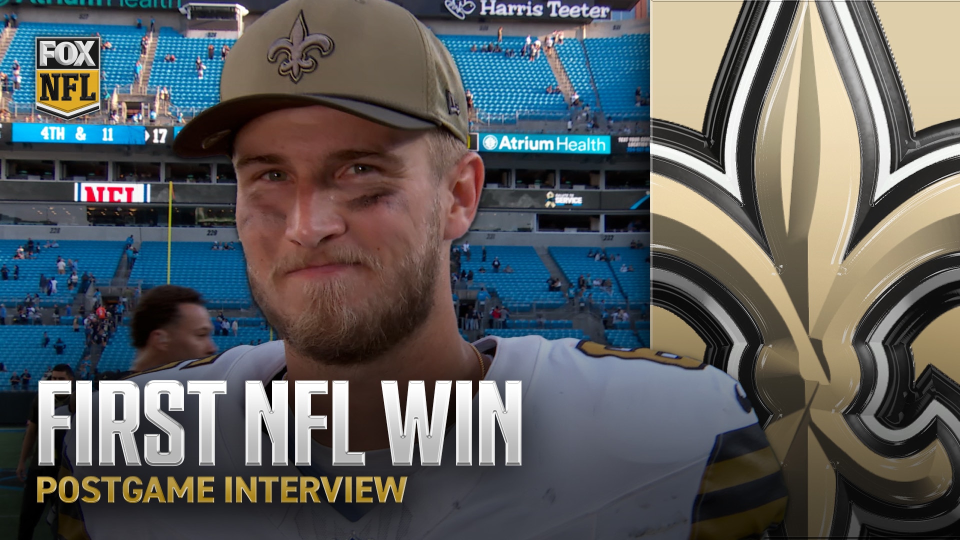 Tyler Shough on Saints' upset win over Panthers: 'We played complementary football' ⚜️