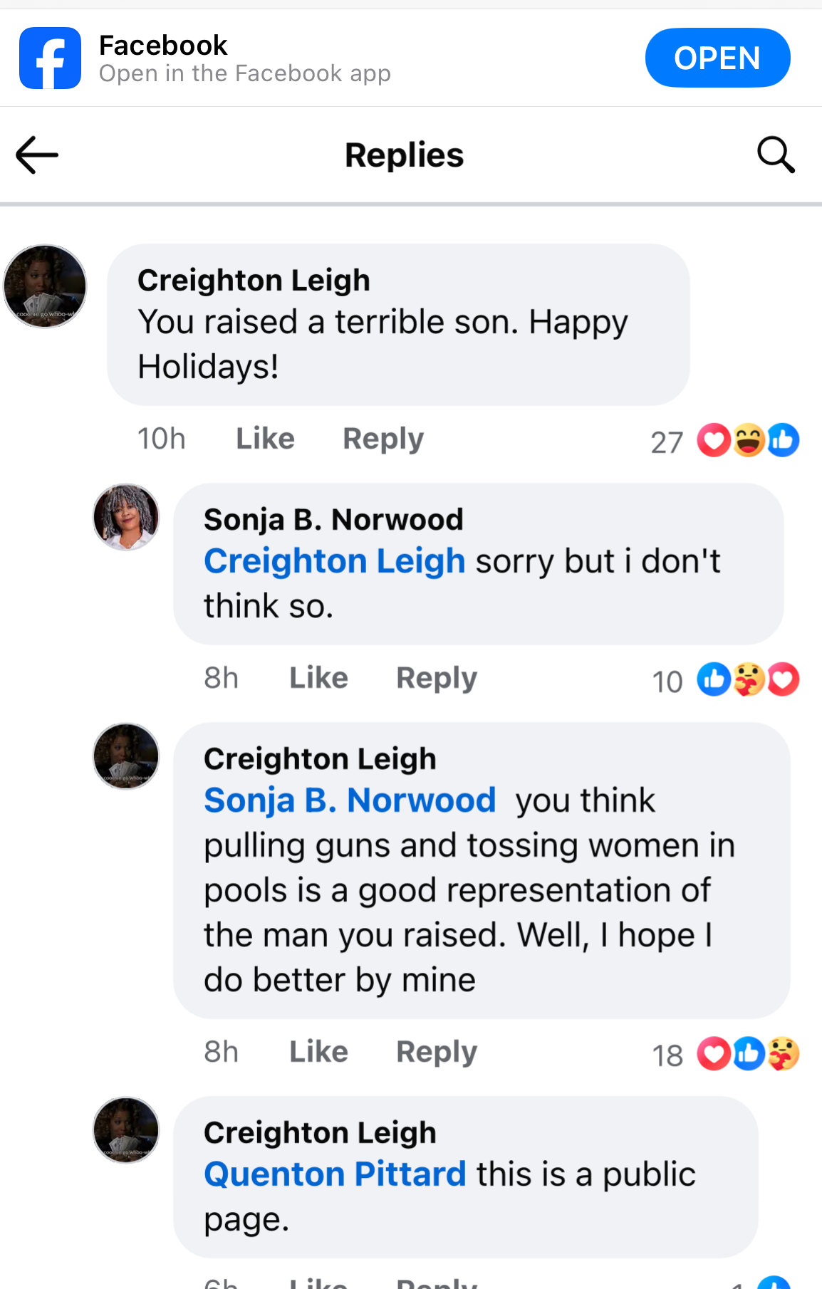 Ray J’s Mom Responds to Commenter Who Says She Raised a Terrible Son