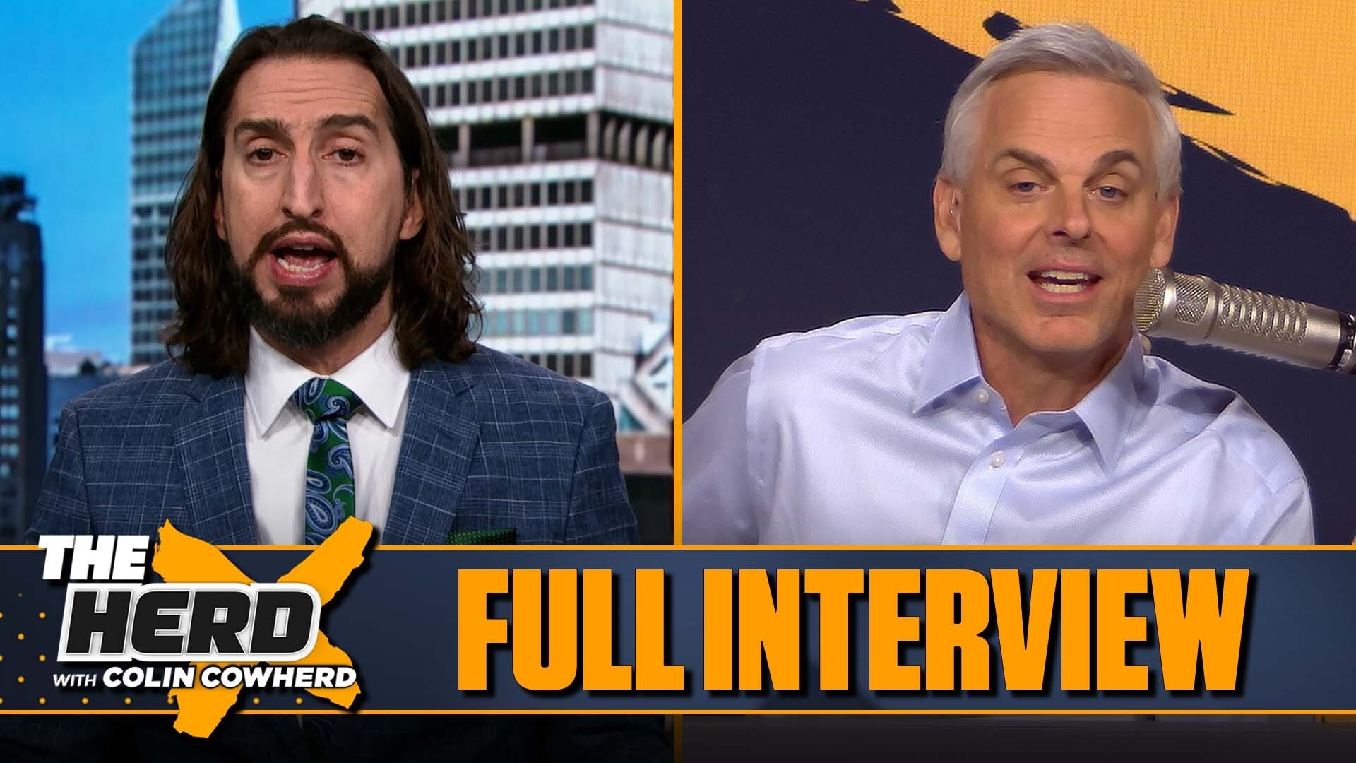 Nick Wright on Joe Brady &amp; Mike McCarthy hires, ‘Go for it’ culture | FULL INTERVIEW | The Herd