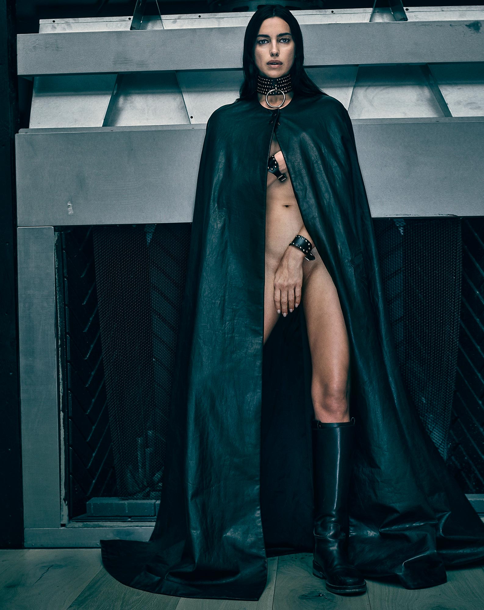 Irina Shayk Gets Naked Under a Cape and Rocks a Thong in 'V' Magazine Shoot