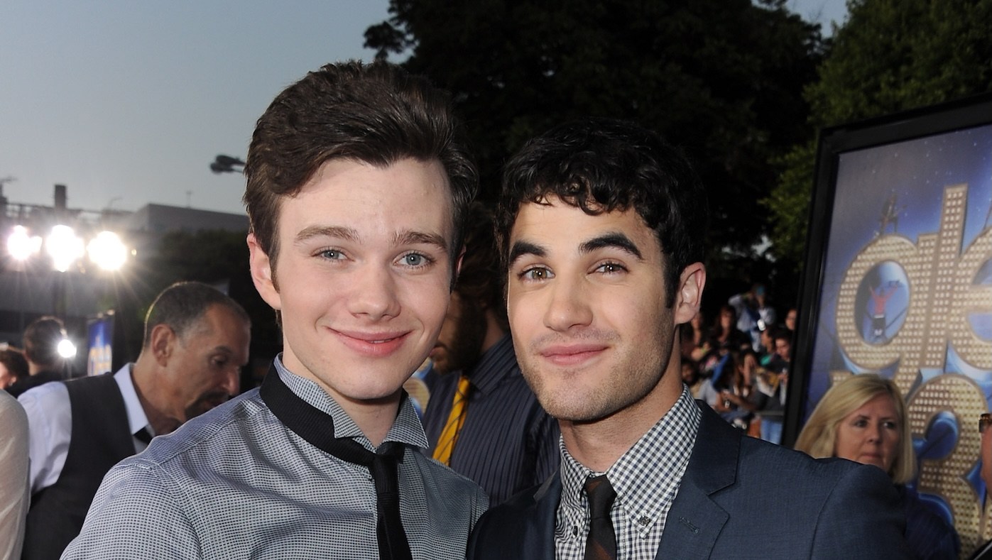 ‘Glee’ Costars Chris Colfer and Darren Criss Reunite for London Performance