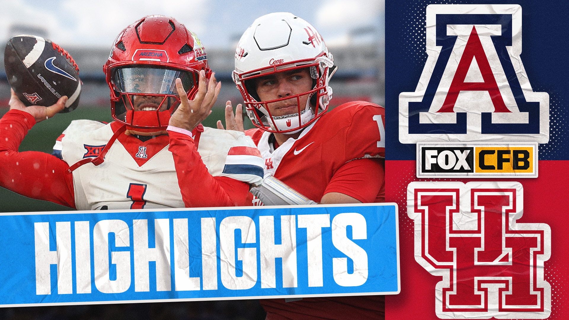 Arizona Wildcats vs. Houston Cougars Highlights | FOX College Football