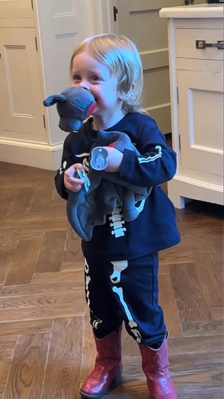 Kelly Osbourne's Son Bites Off Toy Bat's Head as Tribute to Grandpa Ozzy