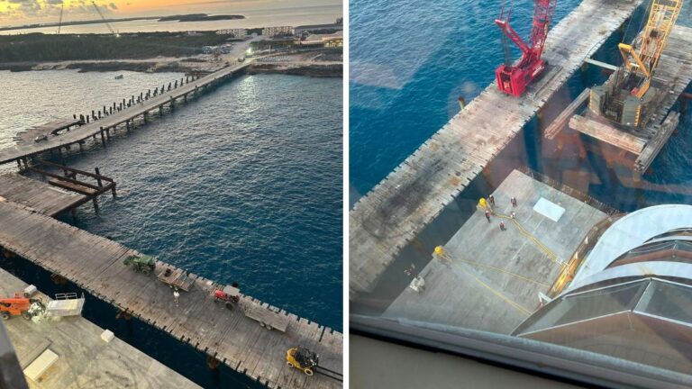 Big Change for Great Stirrup Cay as First Ship Finally Docks