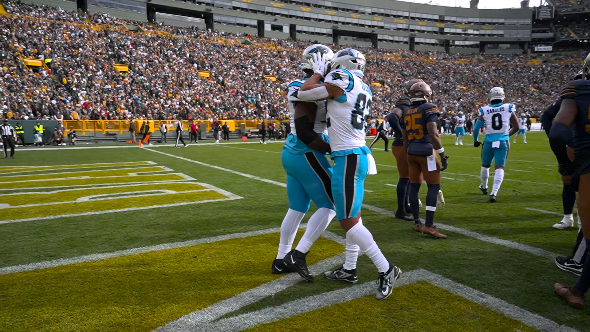 Panthers' Rico Dowdle rushes for a five-yard touchdown vs. Packers | NFL Highlights