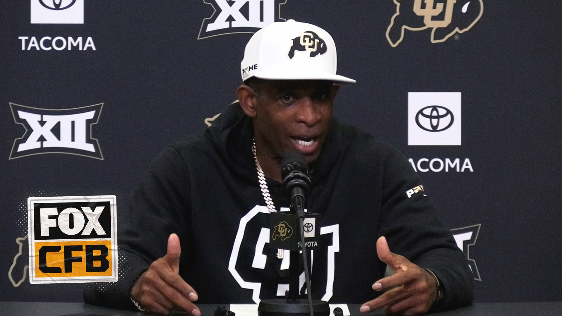 Deion Sanders on last regular season game ahead of Kansas State matchup | FOX College Football