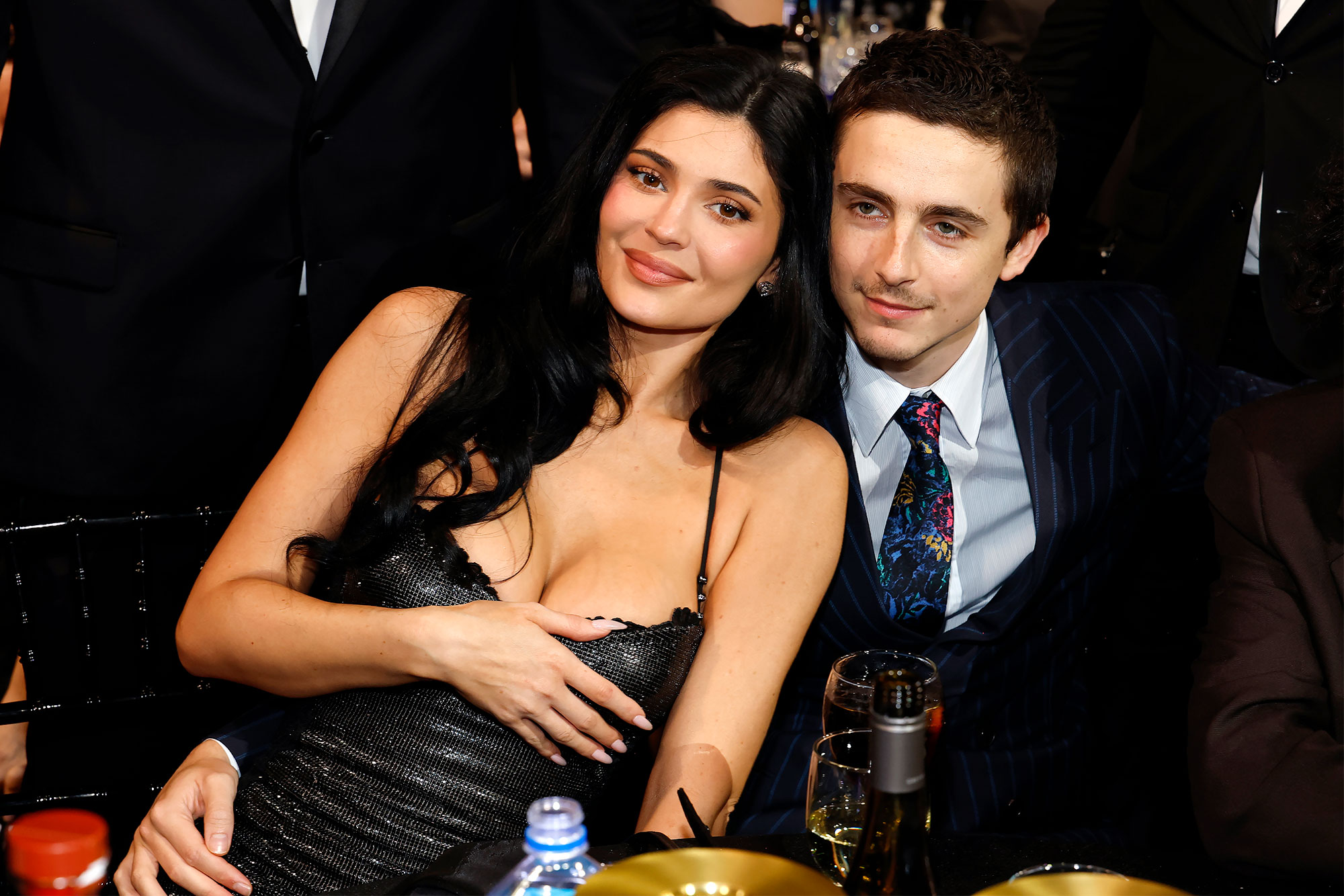 Paul W. Downs and Meg Stalter Cosplay as Timothée Chalamet and Kylie Jenner