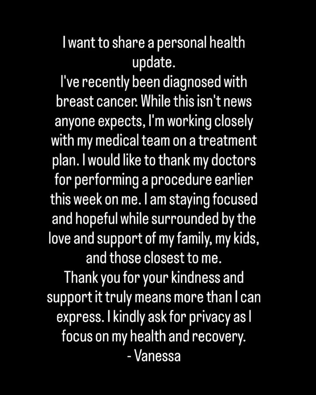 Vanessa Trump Diagnosed With Breast Cancer, Seeking Treatment