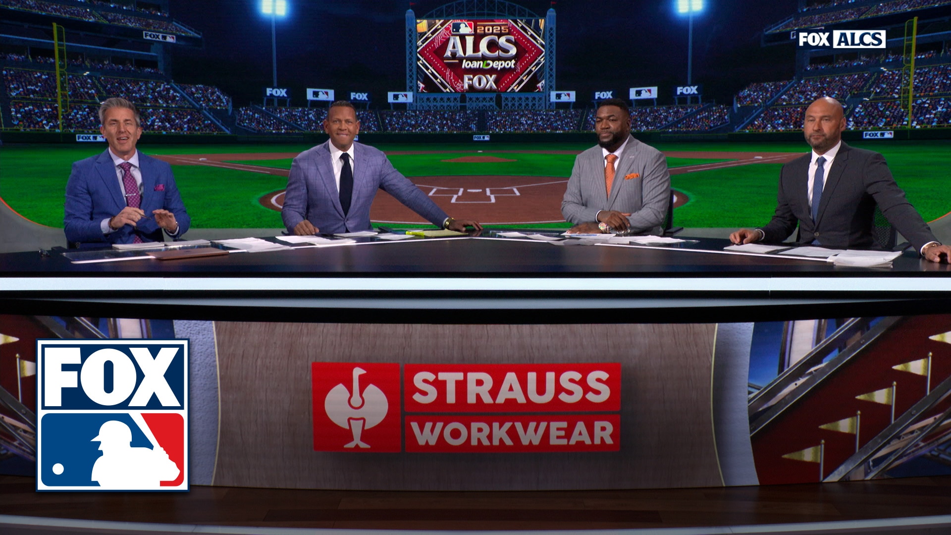 INSTANT REACTION 🚨 Derek Jeter, Alex Rodriguez &amp; David Ortiz react to Blue Jays win over Mariners in Game 7