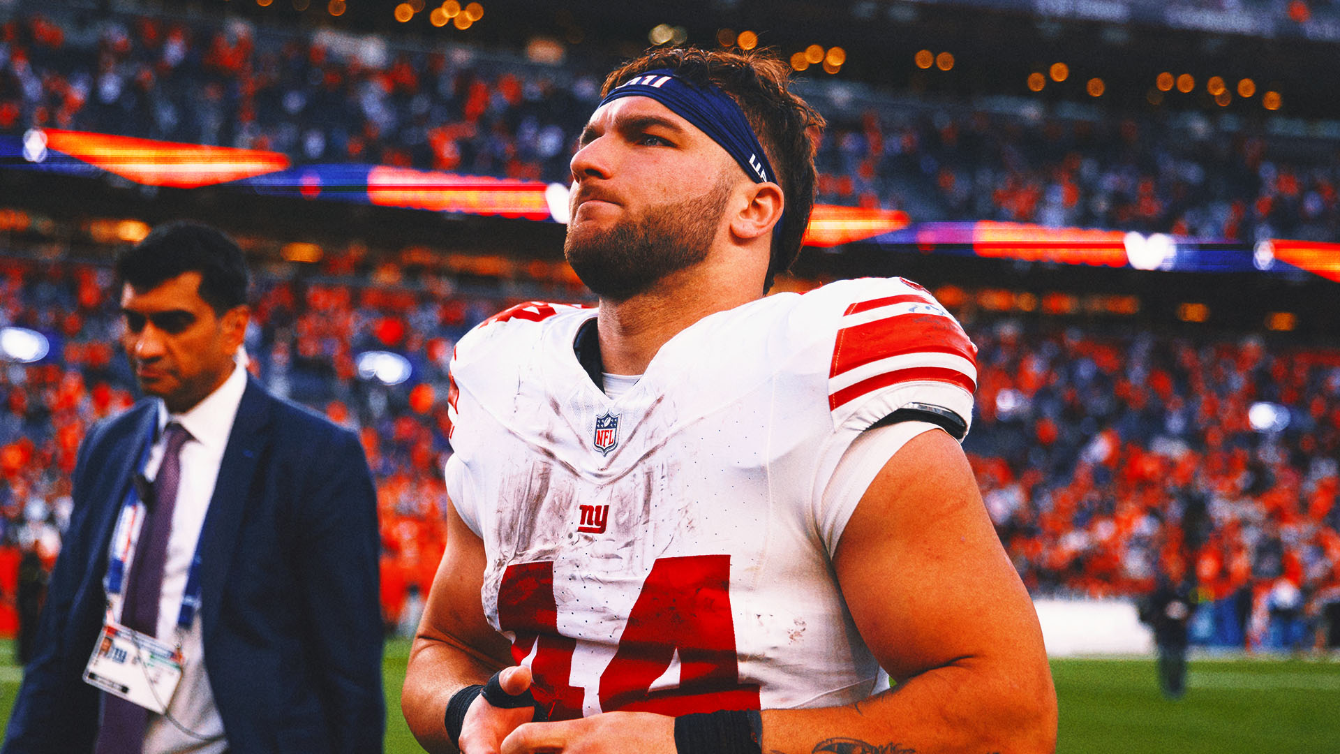 Giants RB Cam Skattebo Carted Off With Ankle Injury vs. Eagles, Taken to Hospital