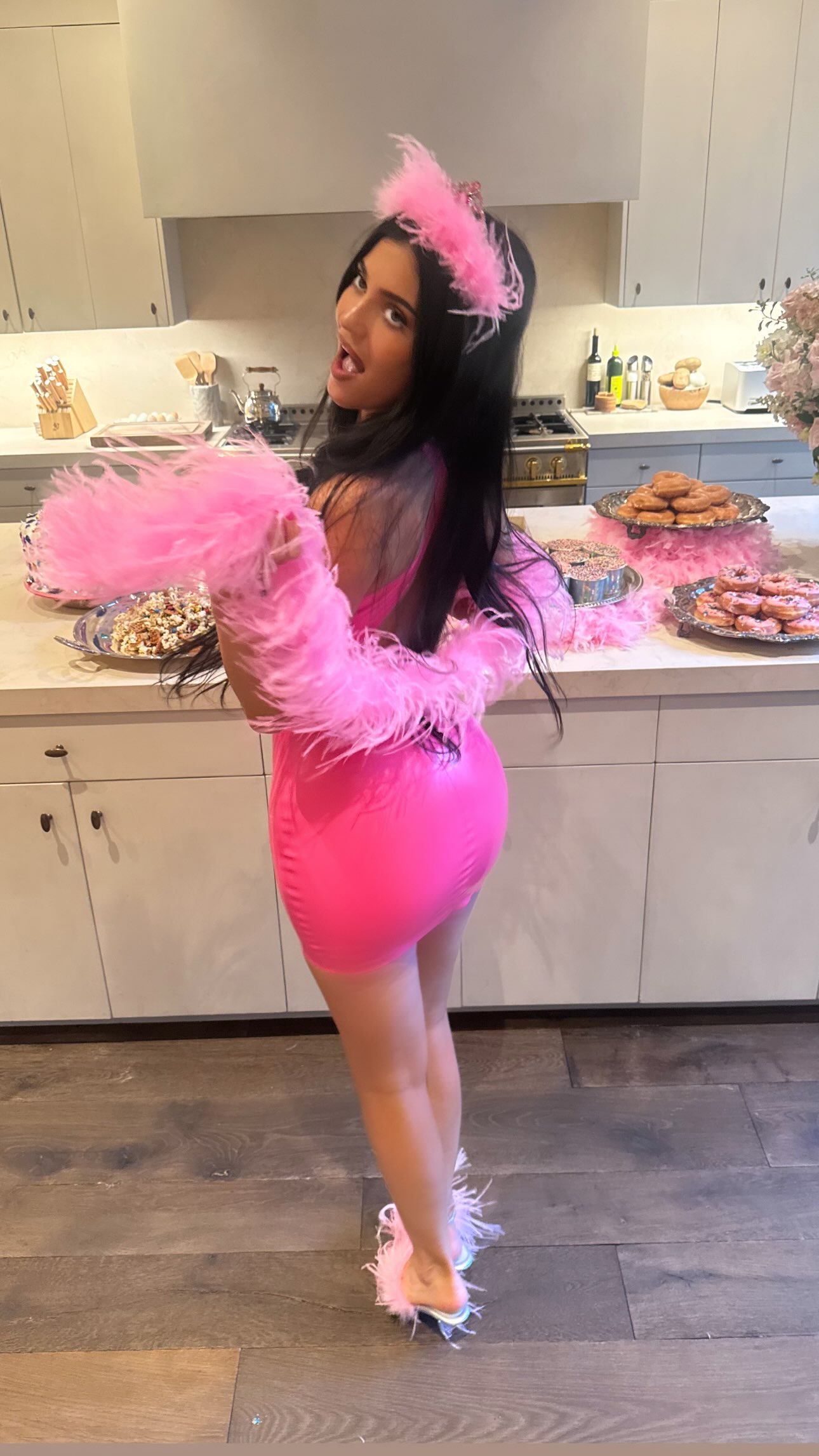 Kylie Jenner Is a Pink Princess for Her 'Princess Kitty' 29th Birthday Party