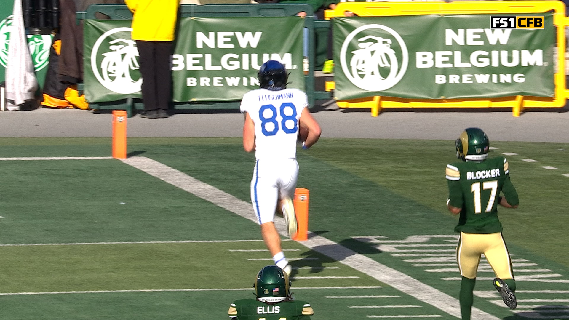 Josh Johnson &amp; Bruin Fleischmann connect on 55-yard TD, giving Air Force lead over Colorado State