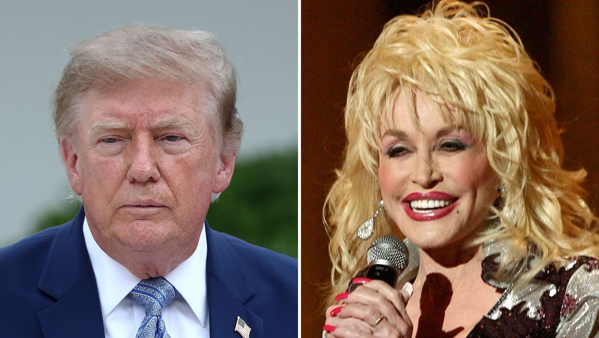 President Trump Pays Tribute to Dolly Parton, Lowers Flags to Half-Staff