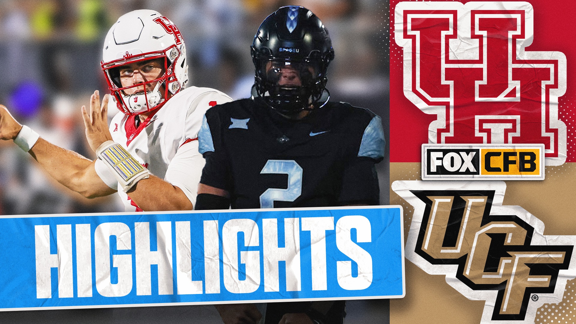 Houston Cougars vs. UCF Knights Highlights | FOX College Football