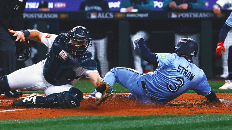 ALCS, NLCS Live Updates, Scores: Raleigh Ties the Game