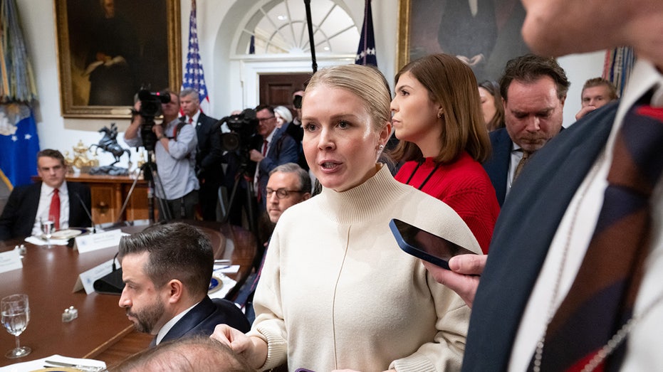 Hungarian leader says he wants to hire Karoline Leavitt after she rips 'fake news' in impromptu takedown