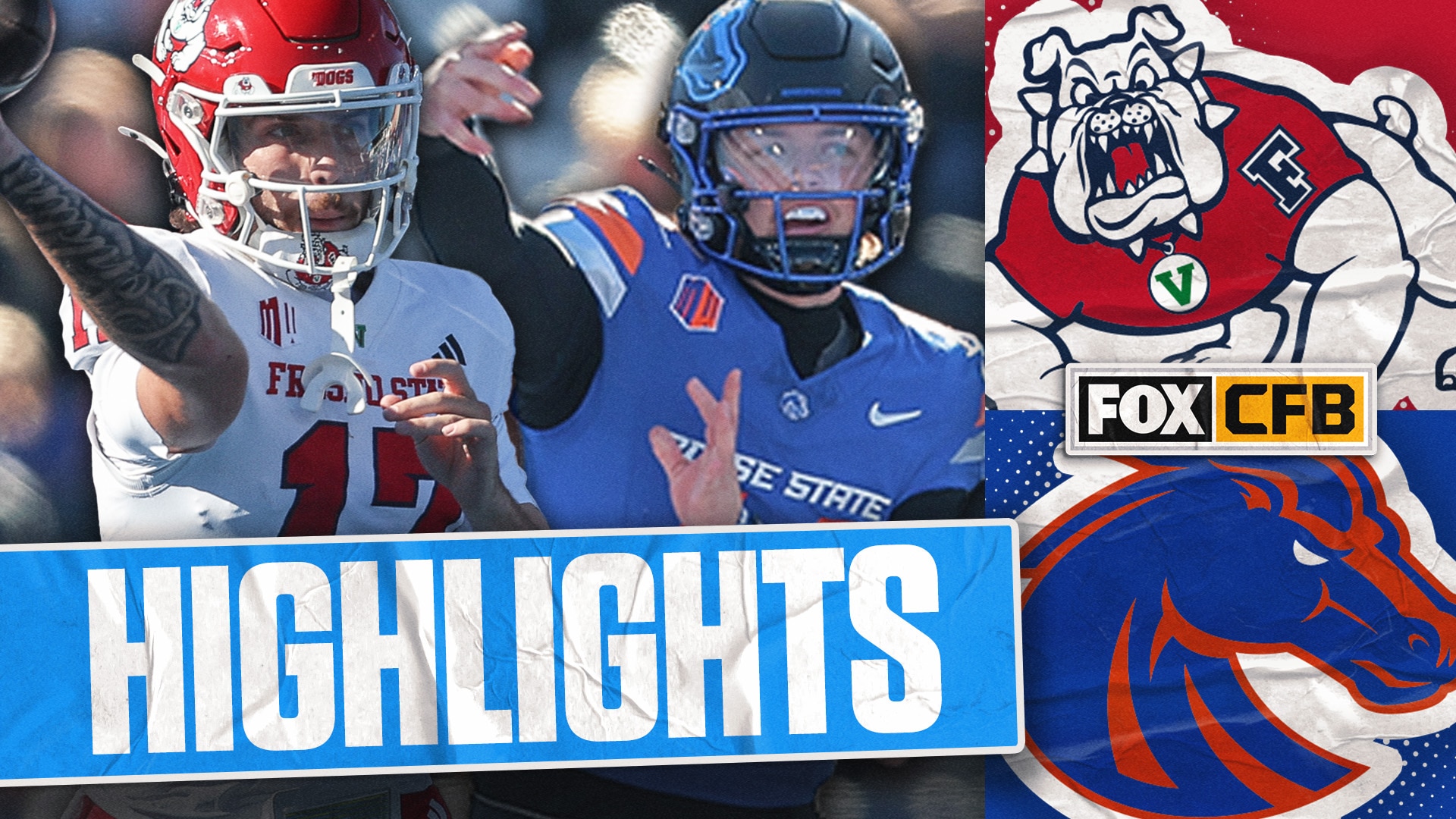 Fresno State Bulldogs vs. Boise State Broncos Highlights | FOX College Football