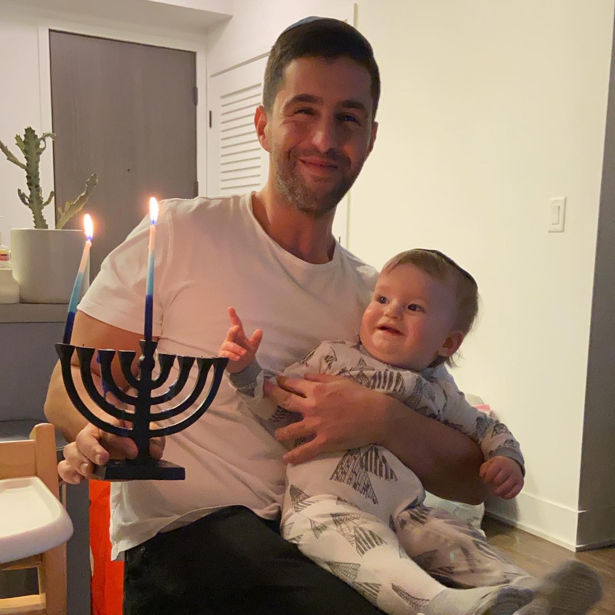 Josh Peck and Robby Hoffman Debate Where to Keep a Menorah During Hanukkah