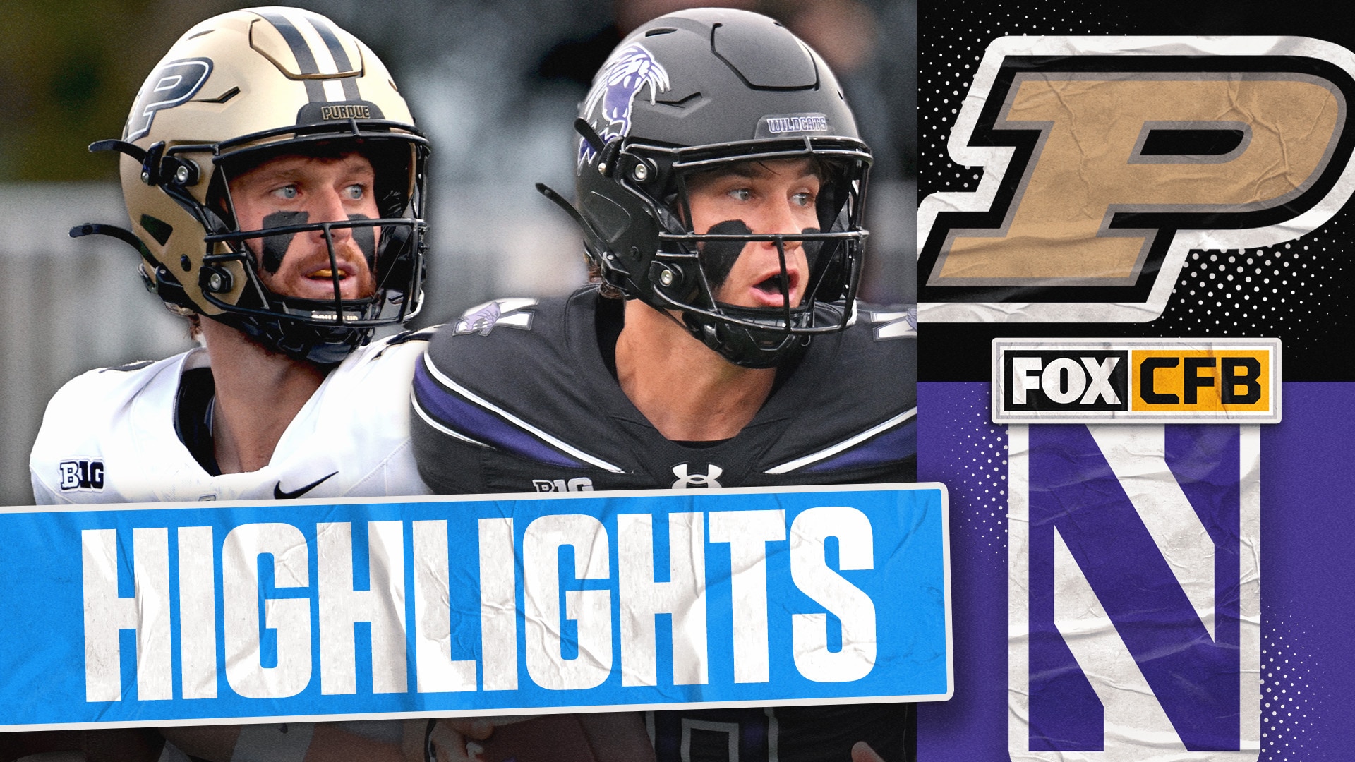 Purdue Boilermakers vs. Northwestern Wildcats Highlights | FOX College Football