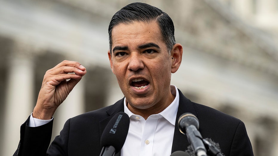 Top Dem blasts claims he cherry-picked 92 Epstein images from 95,000-file cache