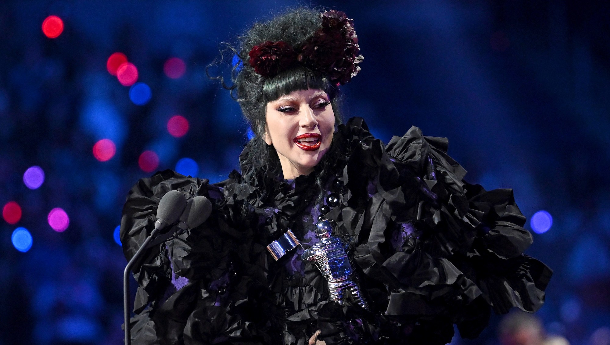 Lady Gaga Pauses Concert Mid-Song After Backup Dancer Falls Off the Stage