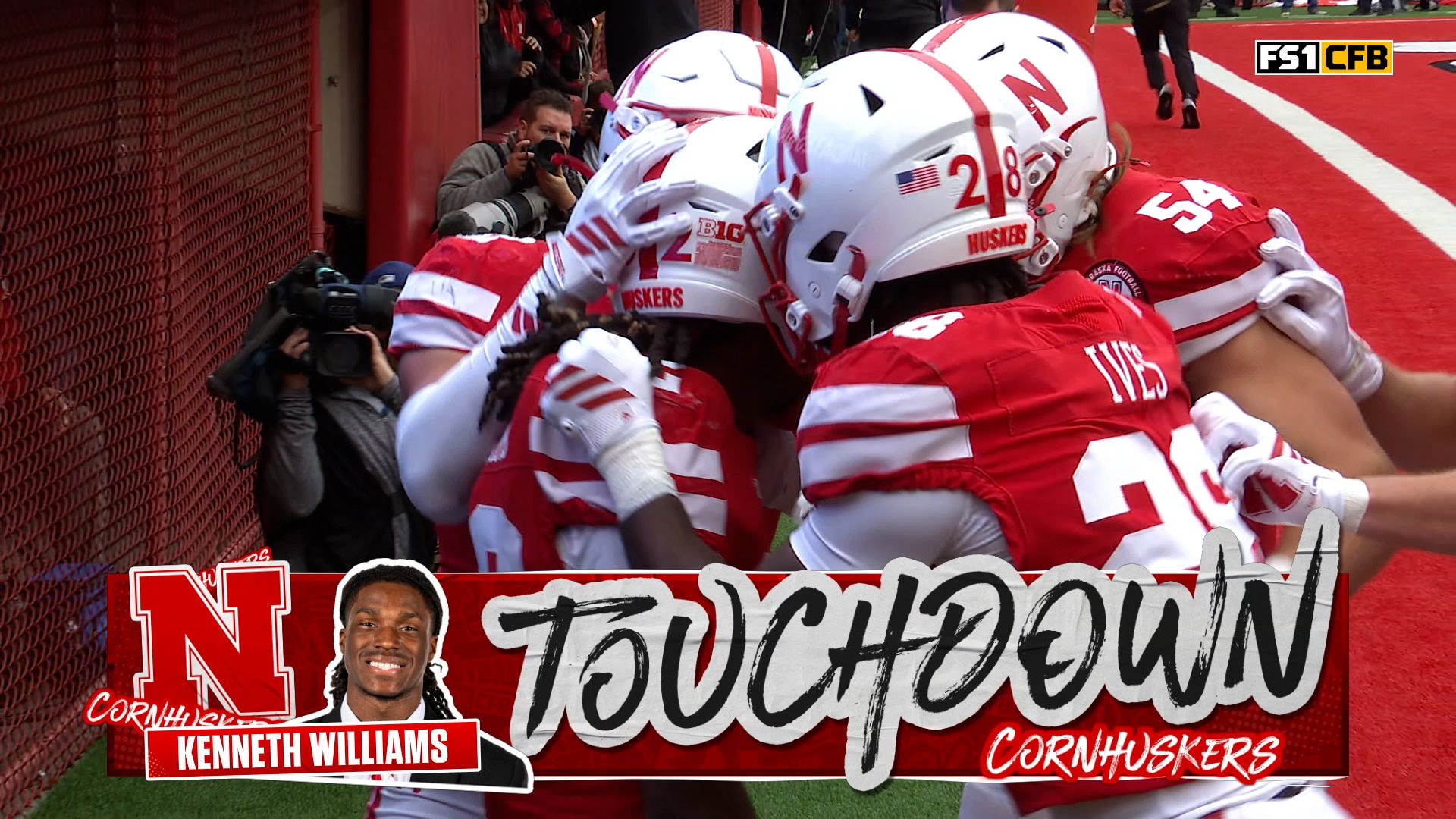 Kenneth Williams returns kickoff for 95-yard TD, extending Nebraska's lead over Northwestern