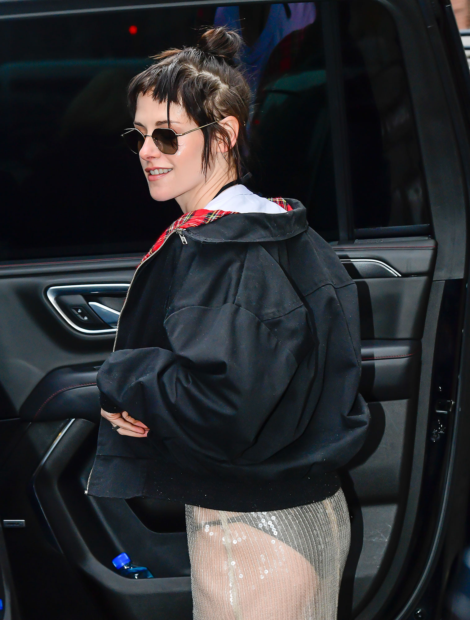 Kristen Stewart Shows Off Her Underwear in a Completely Sheer Outfit