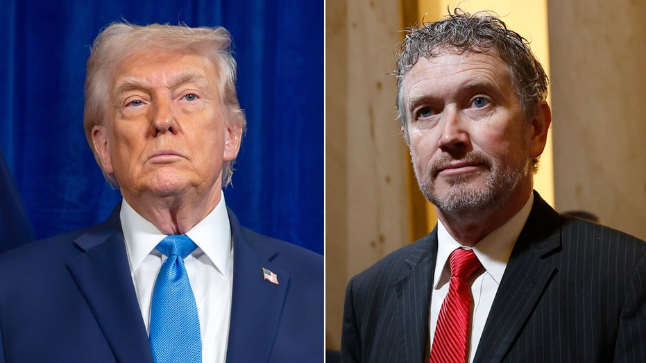 Trump continues lambasting incumbent Republican Thomas Massie as challenger files to enter race