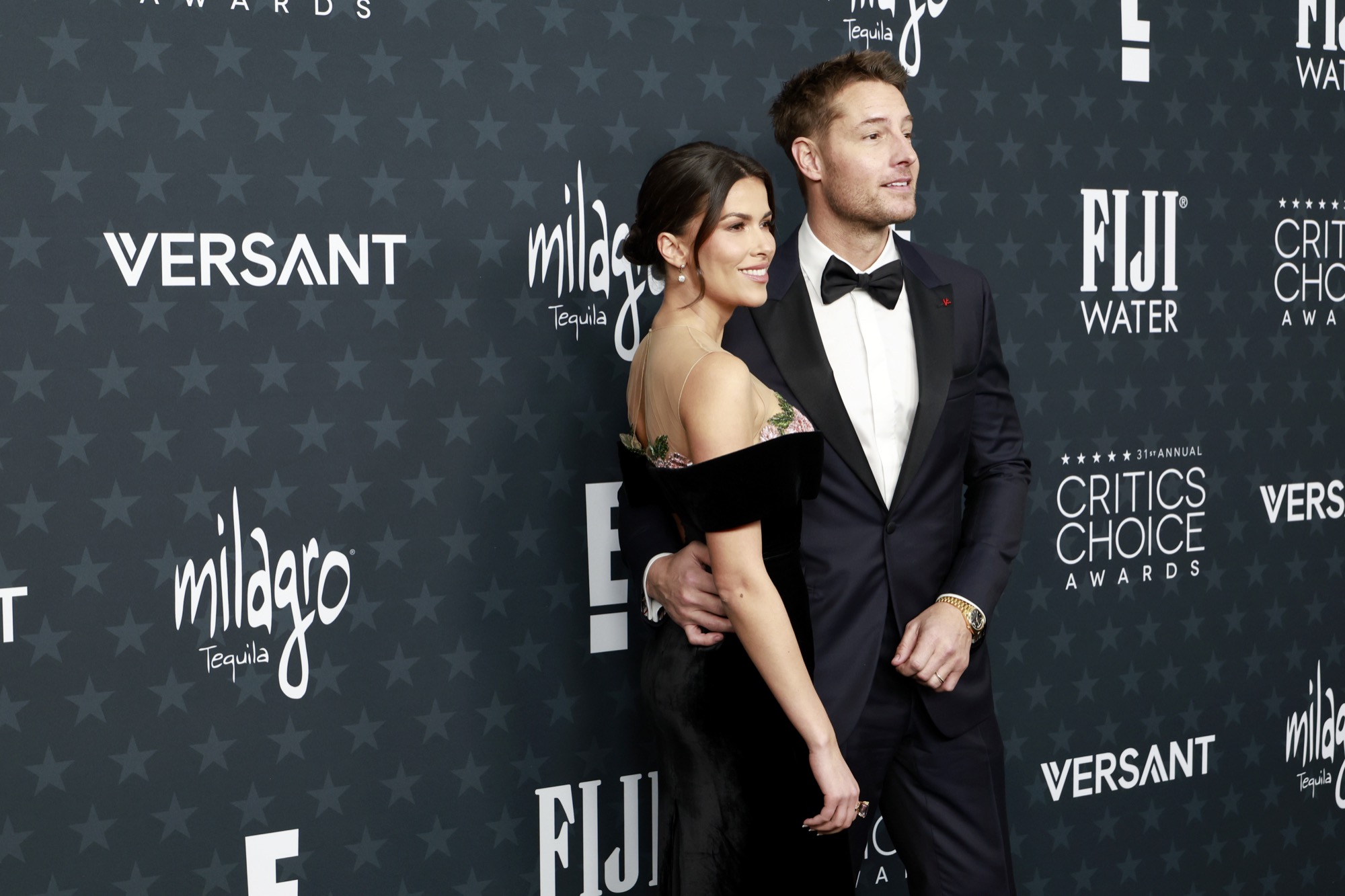 Justin Hartley and Sofia Pernas Sizzle on 2026 Critics Choice Red Carpet