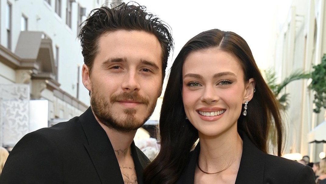 Brooklyn Beckham and Wife Nicola Share Kiss in New Pics Amid Family Drama