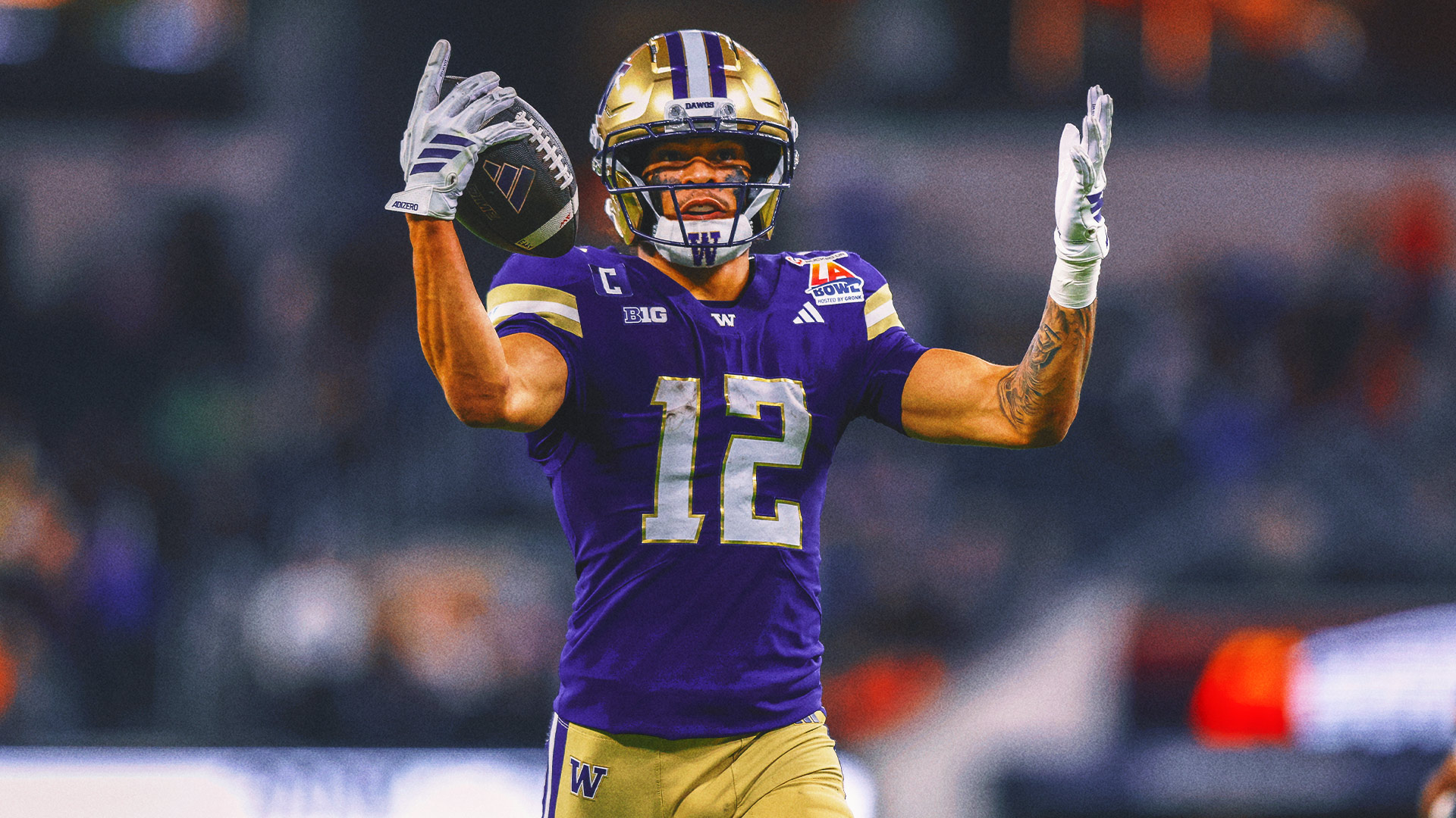 Washington's Denzel Boston, One of CFB's Top WRs, Declares For NFL Draft