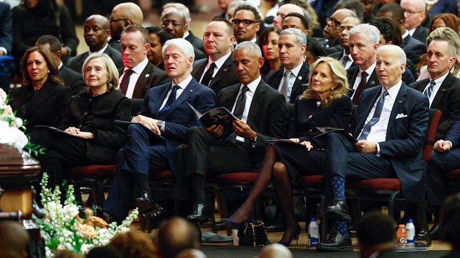 Obama, Biden, Clintons remember Jesse Jackson in Chicago memorial service