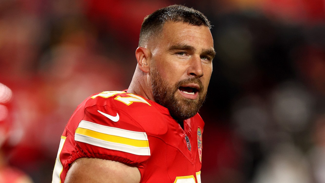 Fans Debate Travis Kelce’s Behavior During National Anthem Performance