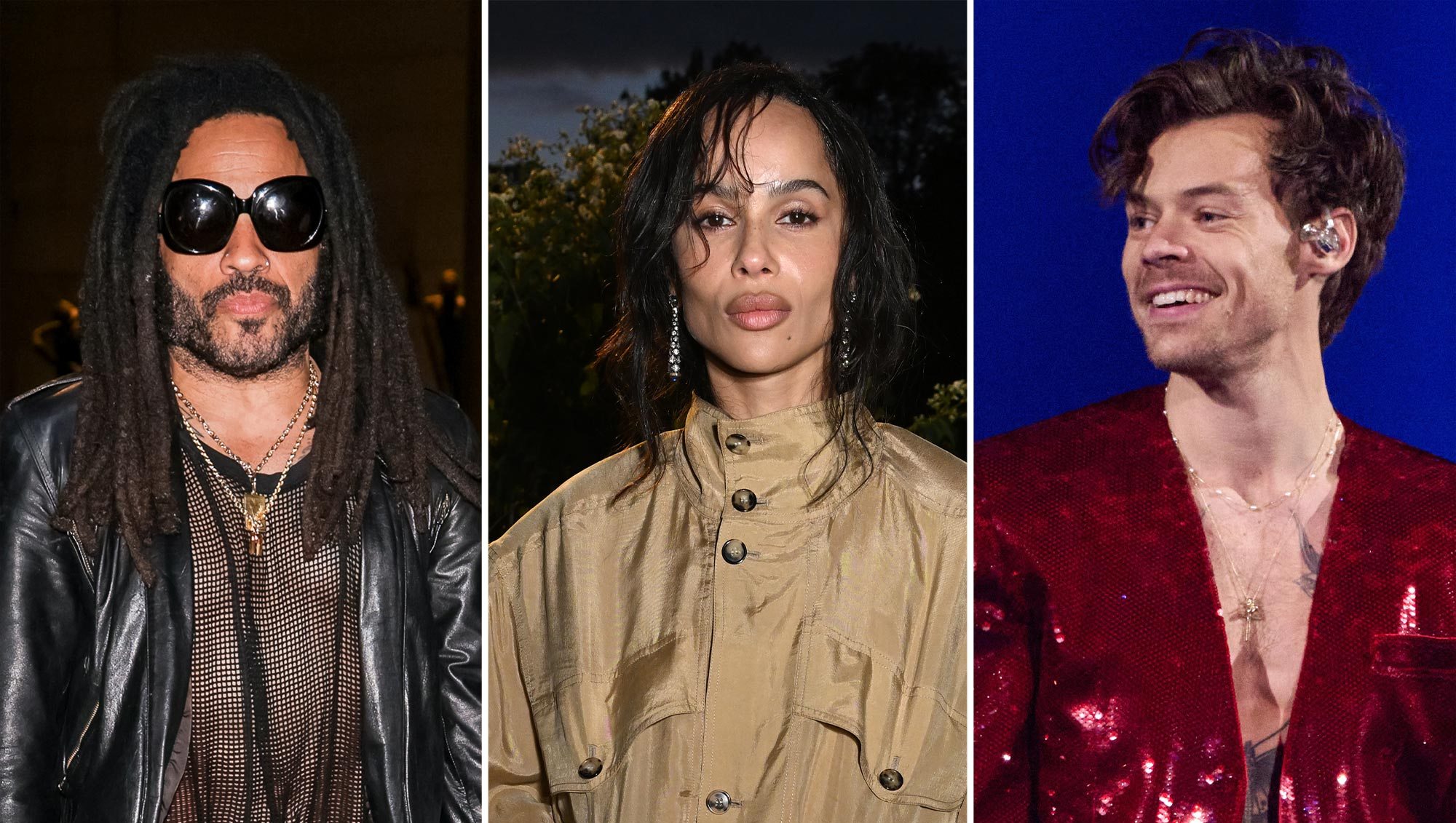 Why Lenny Kravitz Thinks Daughter Zoe and Harry Styles Are a 'Great Match'