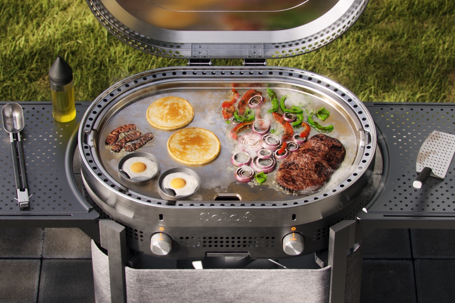 Solo Stove’s New Solo Steelfire™ 30 Stainless Griddle Will Cement Your Status As King Of The Cookout.