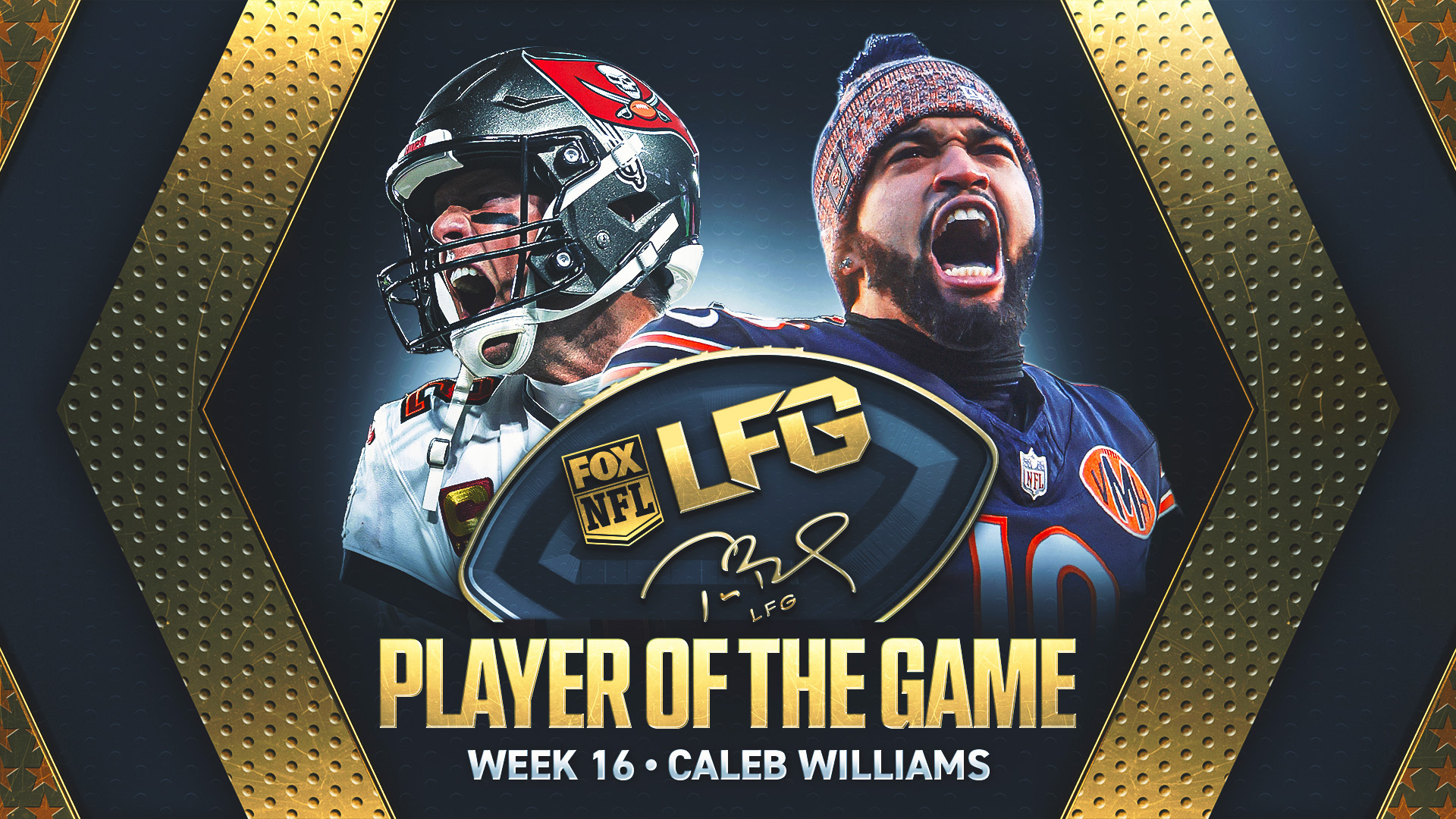 'We're Going to Fight': Caleb Williams Turns Wild Comeback Into Tom Brady's LFG Award