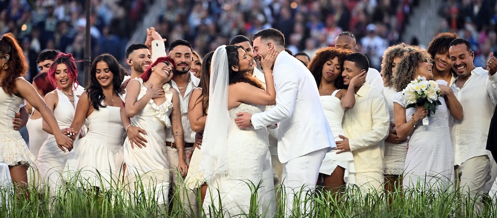 The Wedding From Bad Bunny’s Super Bowl Halftime Show Was Real, It Turns Out