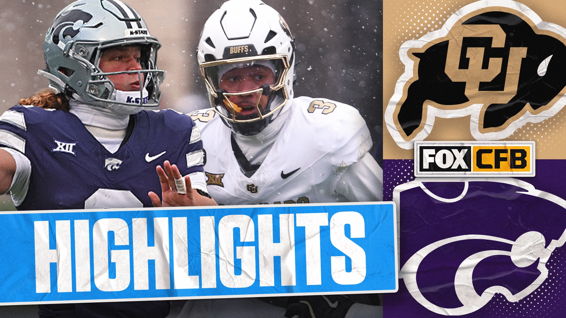 Colorado Buffaloes vs. Kansas State Wildcats Highlights 🏈 FOX College Football