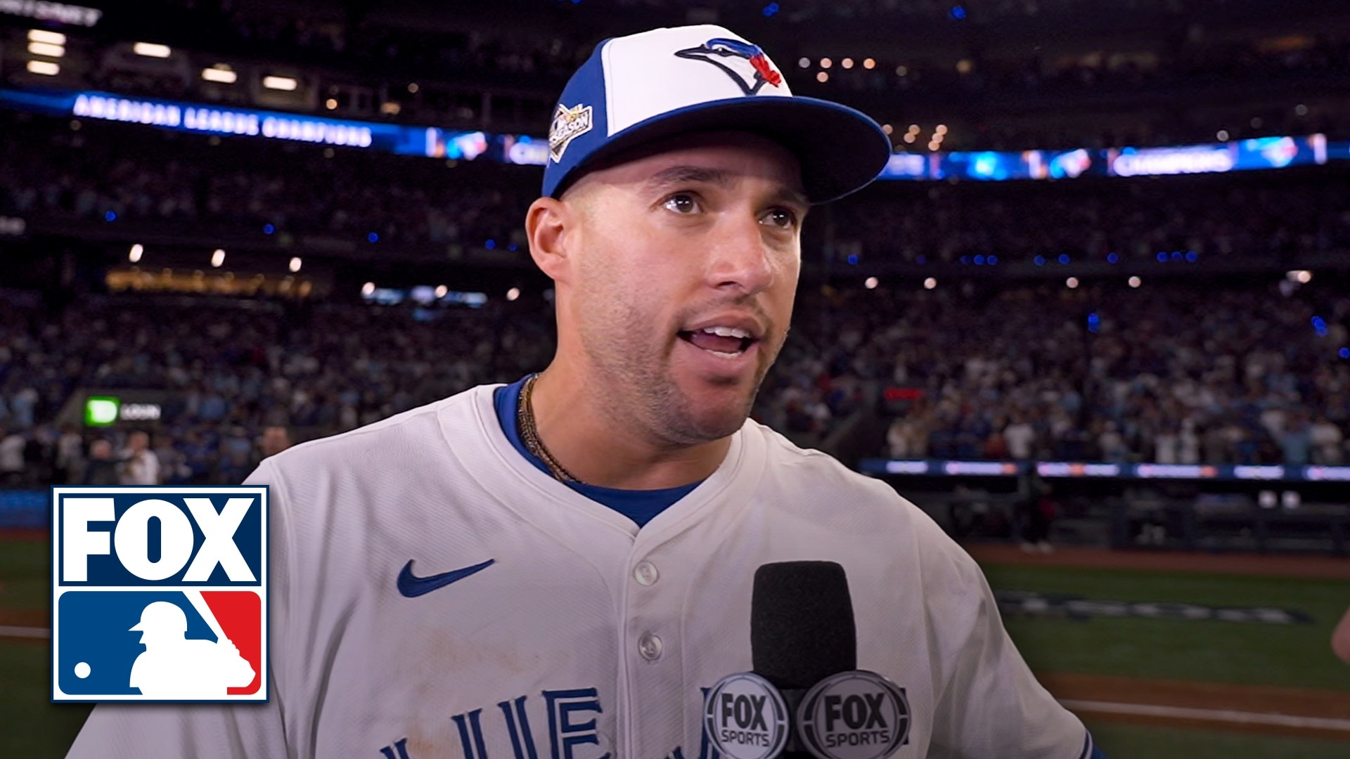 'I'm so happy right now' 🥺 George Springer after Blue Jays clinch World Series Berth over Mariners