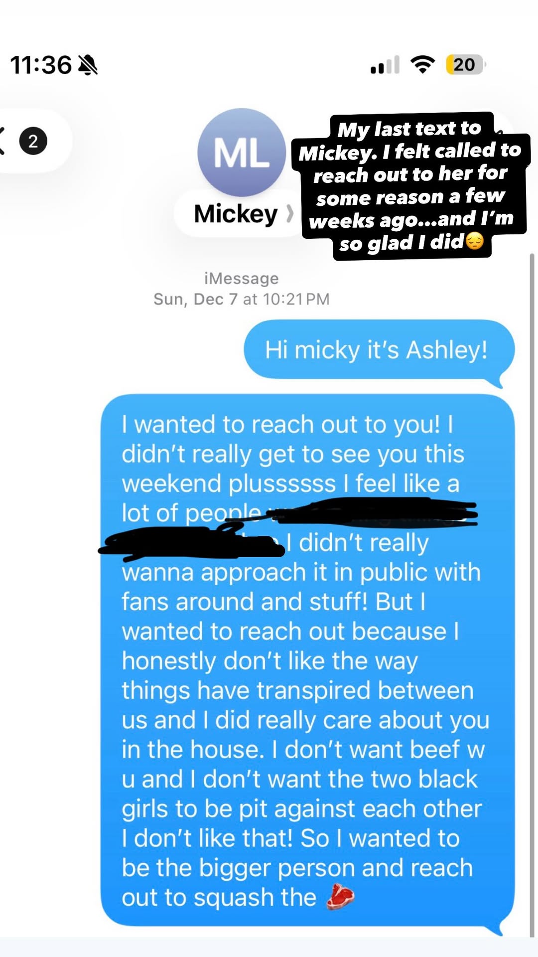 ‘Big Brother’ Winner Ashley Hollis Reveals Final Text to Castmate Mickey Lee